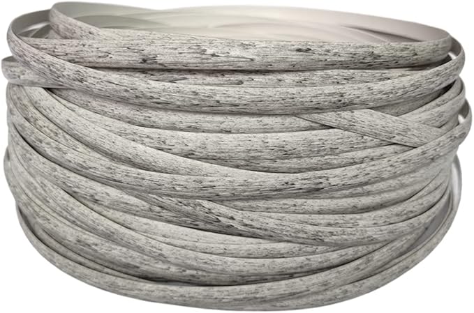 Feyart 25m/82ft 8.5mm Grey Wicker Repair Kit, PE Rattan Repair Kit for Wicker Chair Fixing, Patio Furniture Repair
