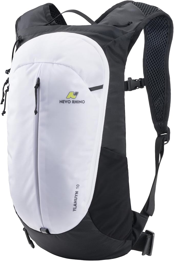 N NEVO RHINO Small Hiking & Trekking Backpack, 10L Lightweight Travel Backpack, Hiking Daypack for Women Men
