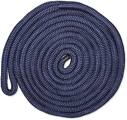CDL3815NY, Dock Line, 3/8" Diameter - 15' Length, Double Braid, Navy