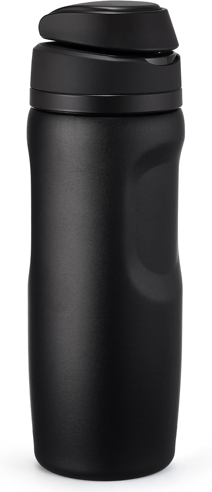 Fijinhom 24 oz Insulated Water Bottle,Stainless Steel Sports Water Bottle with Straw, Double Wall Vacuum Leak Proof, Cold for 24 Hours, BPA Free for Travel, Sport, Outdoor, Black