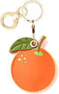 Leather Keychain Holder Case Compatible with AirTag,Cute air tag Cover with Keychain Ring,GPS Tracker Case for Keys