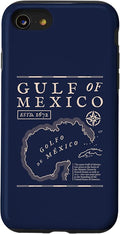 Gulf of Mexico 1672 Historic Map Case for iPhone SE (2020) / 7 / 8