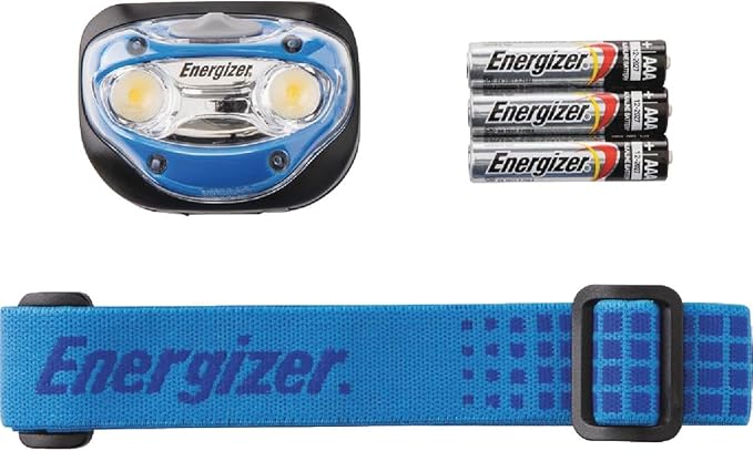 Energizer LED Headlamp Flashlight, Super Bright, Compact Sport Head Lamp, Perfect Running Headlamp,Batteries Included