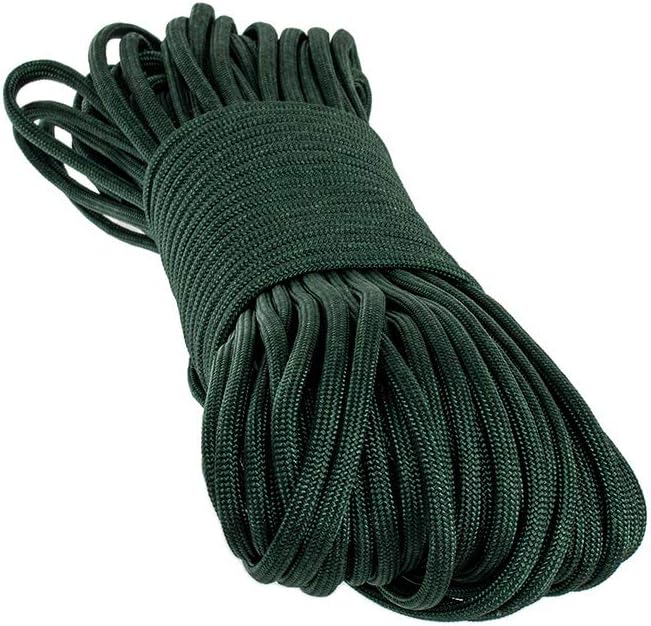 Paracord Planet Solid Color 550lb Paracord – 7 Strand Type III Nylon Cord for Indoor and Outdoor Tasks – Emerald Green (1,000 ft)