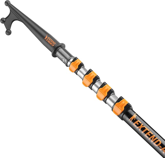 Boat Hook for Docking with Telescoping Extension Pole // Durable, Floating, Lightweight and Sturdy Telescoping Boat Hook Pole // the Ultimate Boat Pole for Docking, Push-Pull and Boating