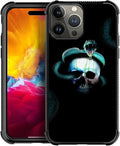 for iPhone 15 Pro Case, Skeleton Winding Snake Pattern Graphic Design Girl Boy Soft Silicone Hard Acrylic Shock Protection for iPhone 15 Pro