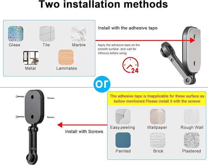 2 Pack Wall Mount for All-New Blink Outdoor (4th Gen, 3rd Gen) & Blink XT / XT2, Mini Camera Mounting Bracket, Adjustable Ceiling Mount