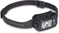 BLACK DIAMOND Storm 450 Headlamp | 450 Lumens Brightness | Waterproof & Dimmable | 3X AAA Battery Operated (Included | Camping, Hiking, Running | Black