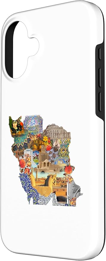 Map of Persian Empire, Iran Map Case for iPhone 16