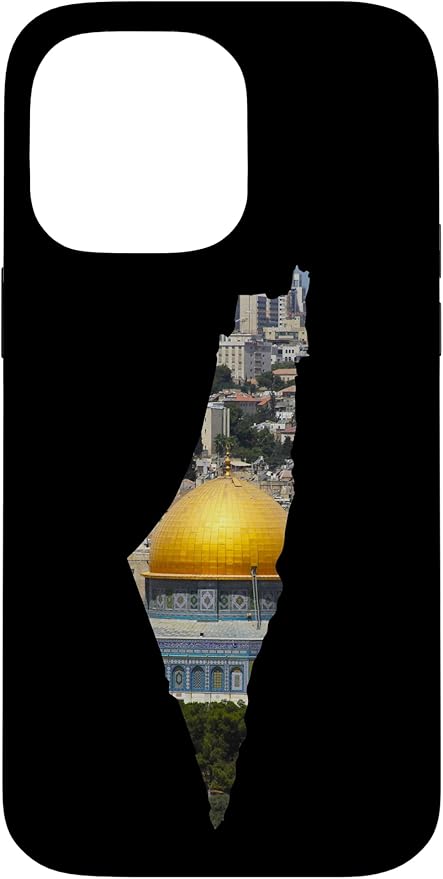 Palestinian Map Al Aqsa Jerusalem in Palestine Case for iPhone 14 Pro Max