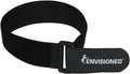 Reusable Cinch Straps 3" x 40" - 4 Pack, Multipurpose Strong Gripping, Quality Hook and Loop Securing Straps (Black)