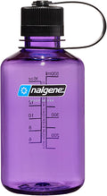 Nalgene 16 oz Narrow Mouth Water Bottle | BPA-Free, Durable & Leak Proof, Lightweight Travel Bottle, Fits in Cupholders, Purple