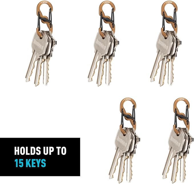 Nite IZE S-Biner MicroLock Lockable Key Holder