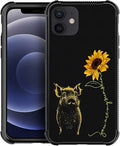 for iPhone 11 Case, Pig Sunflower Yellow Sunshine Pattern Graphic Design Girl Boy Soft Silicone Hard Acrylic Shock Protection for iPhone 11