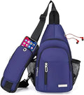 JENAGREEN Waterproof Sling Backpack Crossbody Sling Bag, Cross Bag Adjustable Travel Hiking Essentials Casual Daypack Multipurpose Chest Bag Purse for Women Men
