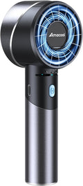 AMACOOL Portable Handheld Turbo Fan, Mothers Day Gifts for Mom Her Women Girl, Cool Metal Body, Rechargeable Battery Personal Fan, Mini Pocket Fans for Men Camping Outdoor Makeup Travel Essentials