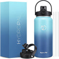 64oz Half Gallon Insulated Water Bottle with 2-in-1 Lid (Chug & Straw), Double Walled Vacuum Stainless Steel Water Bottles, Wide Mouth Leakproof Insulated Jug with Straw