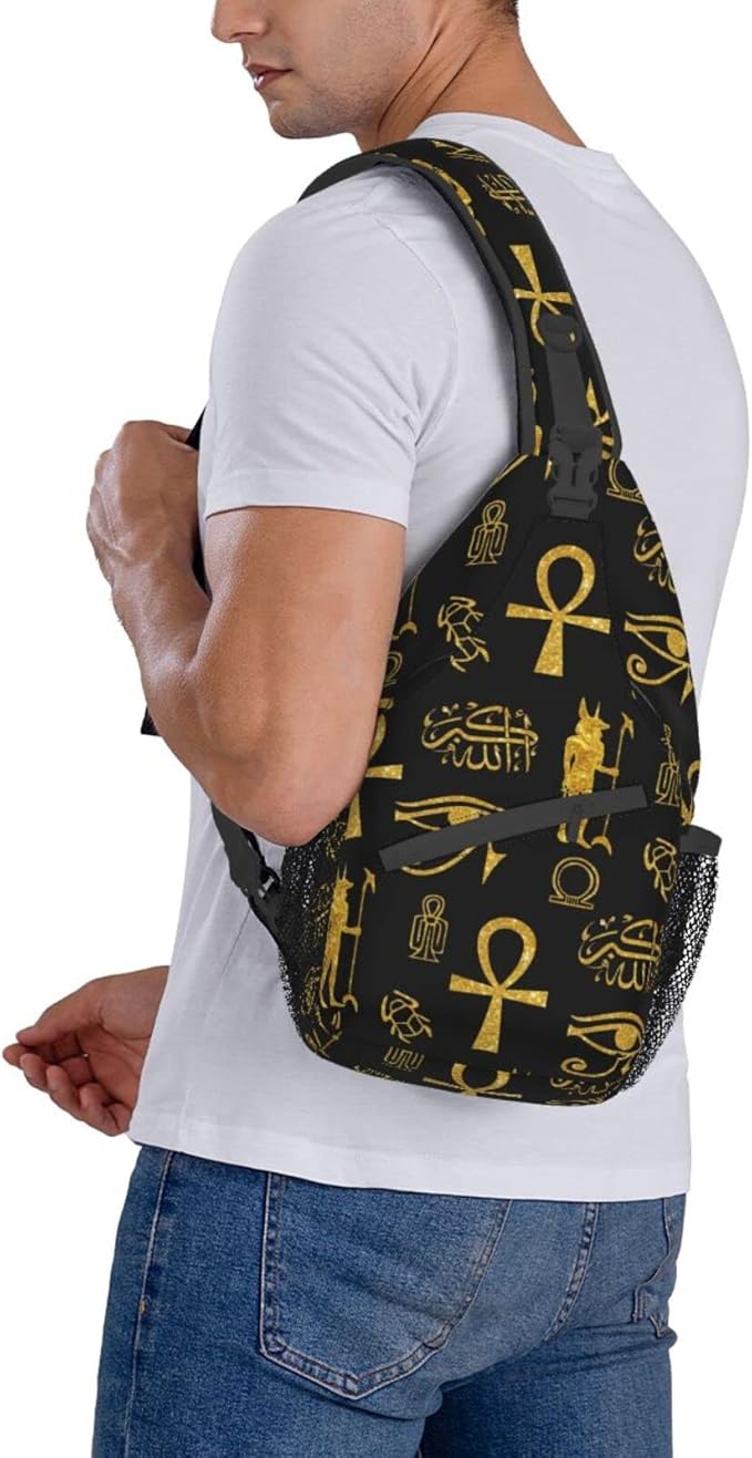 Sling Backpack For Men Hiking Daypack Crossbody Shoulder Bag Travel Chest Pack | Hiking, Travel