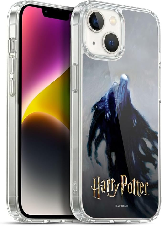 Head Case Designs Officially Licensed Harry Potter Dementor Prisoner of Azkaban II Gel Case [Military Grade Protection] Compatible with Apple iPhone 14