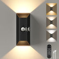 EZVALO Motion Sensor Wall Lights Indoor, 4000mAh Rechargeable Battery Operated Wall Sconces, 3 Color Temps, Dimmable, Wireless Magnetic Night Light with Remote, Timer, for Hallway, Stair, Bedroom