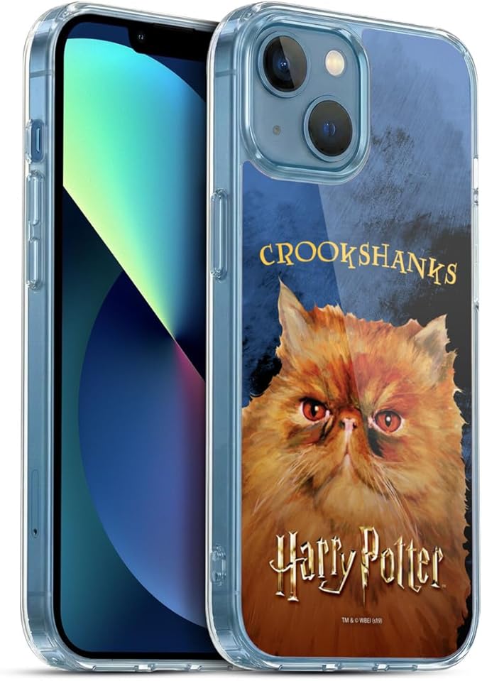 Head Case Designs Officially Licensed Harry Potter Crookshanks Prisoner of Azkaban II Gel Case [Military Grade Protection] Compatible with Apple iPhone 13 Mini and Compatible with MagSafe