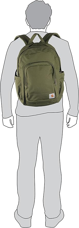 Carhartt 25L Classic Laptop Daypack, Durable Water-Resistant Pack with Laptop Sleeve, Contains PFAS, Black