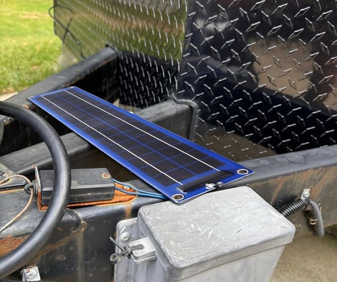 PulseTech SolarPulse SP-7 Slim Design Solar Battery Charger Maintainer, Blue, 7 Watt
