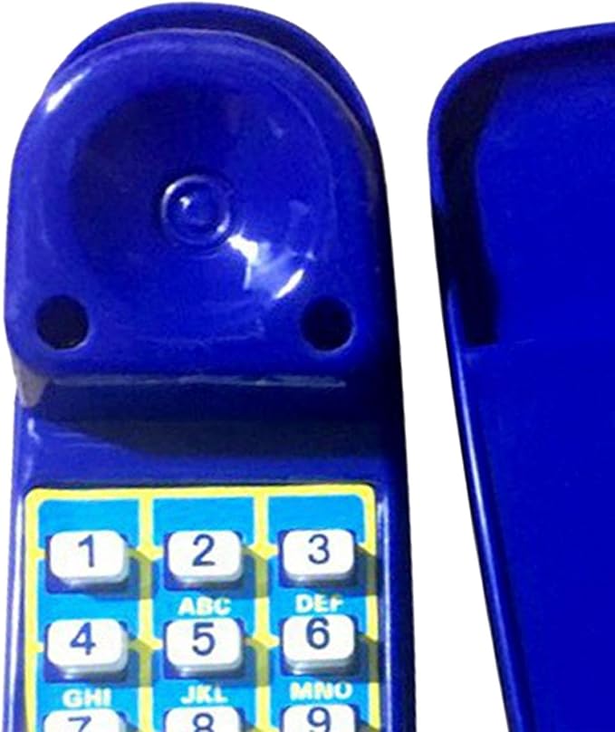 Amagogo Pretend Phone Toy Kids Climbing Frame Accessories Playground Telephone Toy Outdoor Equipment Function Easy Mounting Suitable for Children Play Swing T, Blue