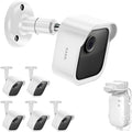 Wall Mount for Blink Outdoor Cameras , 5 Pack Weatherproof Housing, 360 Degrees Adjustable Bracket with Sync Module Core Mount for Blink Outdoor 2K+, 4th & 3rd Gen Cam, White (Camera is Not Included)