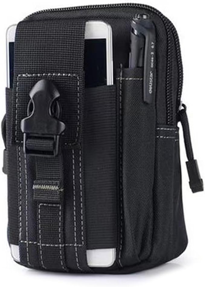 Belt Pouch, Tactical Molle Phone Pouch EDC Utility Pouches Waist Bag, Small Cell Phone Holster Gear Tool Gadget Pocket for Men