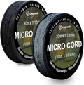 Micro Paracord, 1.18mm x 100ft Thin Mini Utility Braided Small Paracord for Crafting, DIY Project, Camping and More