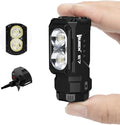 WUBEN E7 1800 Lumen Rechargeable Mini Flashlight with Magnet - Super Bright 6 Modes EDC Flashlight, Typ-C Rechargeable LED; IP68 Pocket Flashlight for Headlamp Use, Rescue, Camping