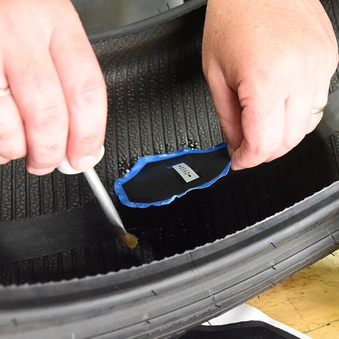 Slime 1029-A Tire Puncture Patch, Heavy Duty, Bias Ply, 4" Pack of 2