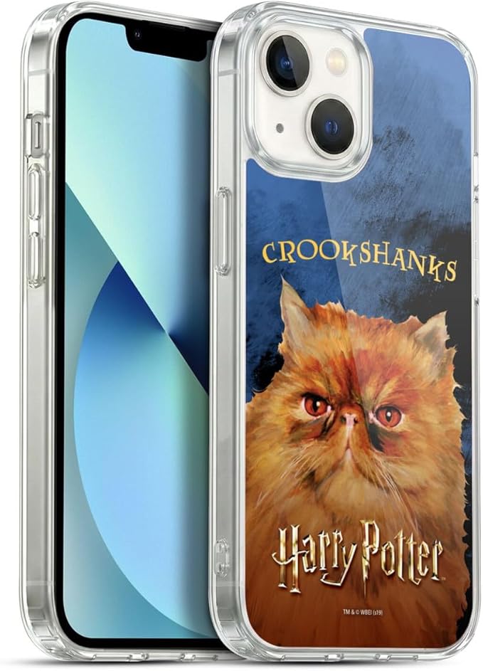 Head Case Designs Officially Licensed Harry Potter Crookshanks Prisoner of Azkaban II Gel Case [Military Grade Protection] Compatible with Apple iPhone 13