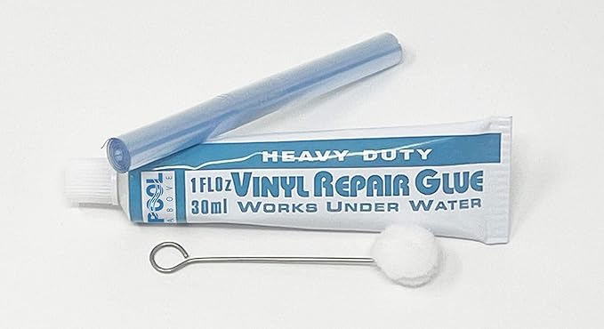 Heavy Duty Vinyl Repair Patch Kit | Vinyl Cement Adhesive Glue and Colored Patches for Inflatables Boat Raft Kayak Air Beds Inflatable Mattress Hole Repair
