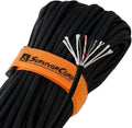 TITAN Survival Patented Paracord 550 - 25ft, 100ft, 500ft & Color Options - 620LB Strength Survival Paracord Military Spec with 3 Strands - Heavy Duty Hank Cord for Camping & Outdoors with Firestarter