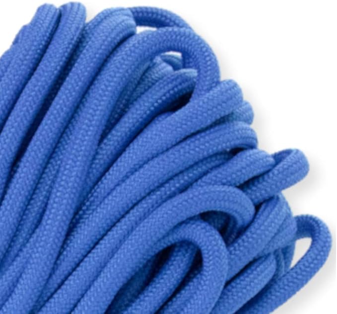 Paracord Planet Solid Color 550lb Paracord – 7 Strand Type III Nylon Cord for Indoor and Outdoor Tasks – Royal Blue (50 ft)