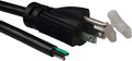10 Feet Tool Power Cord 14AWG Heavy Duty 3 Prong 15A 125V 105℃ Temperature Resistance Waterproof Replacement Power Supply Cord (3.1 Meters,Black)