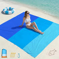 Famstar Beach Blanket Oversized Extra Large 10'X 9',Waterproof Sandproof Beach Blanket 2-8 Adults Lightweight Durable for Travel Camping Hiking Picnic
