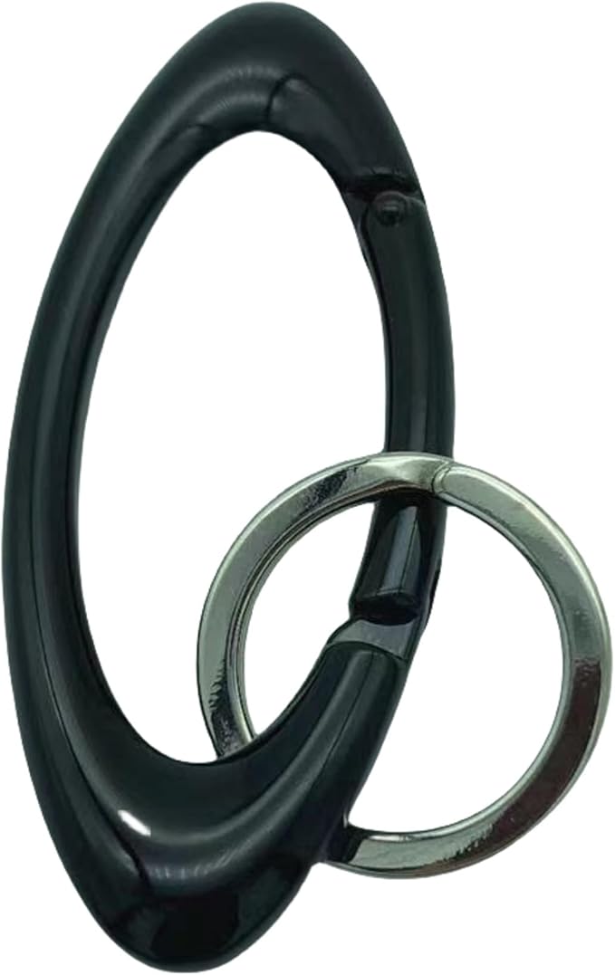 Y2K Cute Star Carabiner Keychain Cool Belt Loop Clip Starlight Heavy Duty Carabiner Clasp Snap Hook Holder Key Buckle