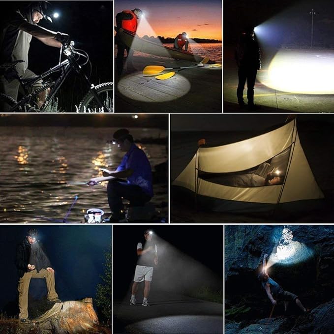 Headlamp Rechargeable Super Bright 20000 Lumens,USB-C Head Lamp Flashlight,Ultra Bright Head lamp,Waterproof Headlight Hard Hat Light,Adjustable Light for Adults Work Hunting Fishing Camping headlamp