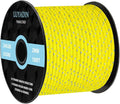 Reflective Paracord 240lb - Diameter 2mm Micro Utility Cord -3 Strand Parachute Spool Cord - 100ft 200ft,Paracord for Camping,Hiking,Fishing,Outdoor and DIY