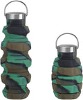 500ml Collapsible Water Bottles Silicone Motivational Bottle with Carrying Loop, Travel Water Bottle for Sports & Outdoors Reusable Water Bottle Cute Stuff forfor Men