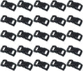 Black Plastic Side Release Buckles for Paracord Bracelets (3/8 Inch, 120 Pack)