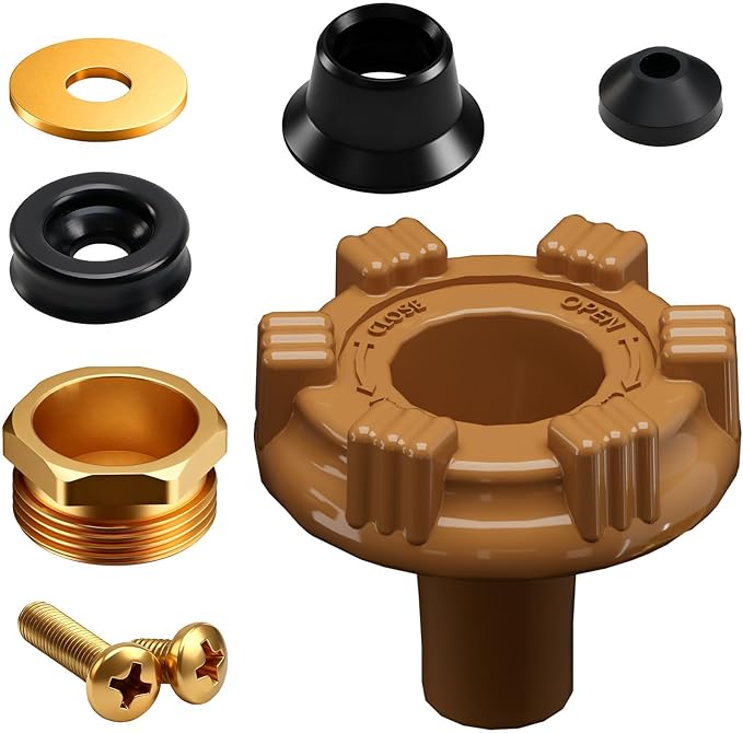 Outside Wall Faucet Repair Kit Compatible with Woodford Model 14 18, Sillcock Metal Wheel Handle Repair Kit Replace# RK-14MH