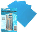 Heavy Duty Vinyl Repair Patch Kit | Vinyl Cement Adhesive Glue and Colored Patches for Inflatables Boat Raft Kayak Air Beds Inflatable Mattress Hole Repair