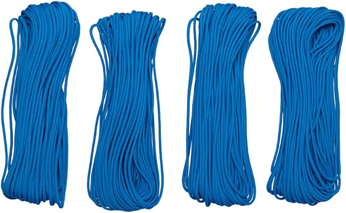 Paracord Planet Solid Color 550lb Paracord – 7 Strand Type III Nylon Cord for Indoor and Outdoor Tasks – Colonial Blue (25 ft)