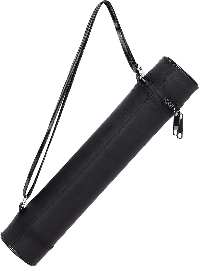 MTG Playmat Tube Storiage Bag Poster Map Storage Tube Hard Inner Heavy Protection Anti-wear Waterproof Oxford Cloth Adjustable Shoulder Strap Fits 14in 15in TCG Playmats
