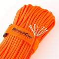 TITAN Survival Patented Paracord 550 - 25ft, 100ft, 500ft & Color Options - 620LB Strength Survival Paracord Military Spec with 3 Strands - Heavy Duty Hank Cord for Camping & Outdoors with Firestarter