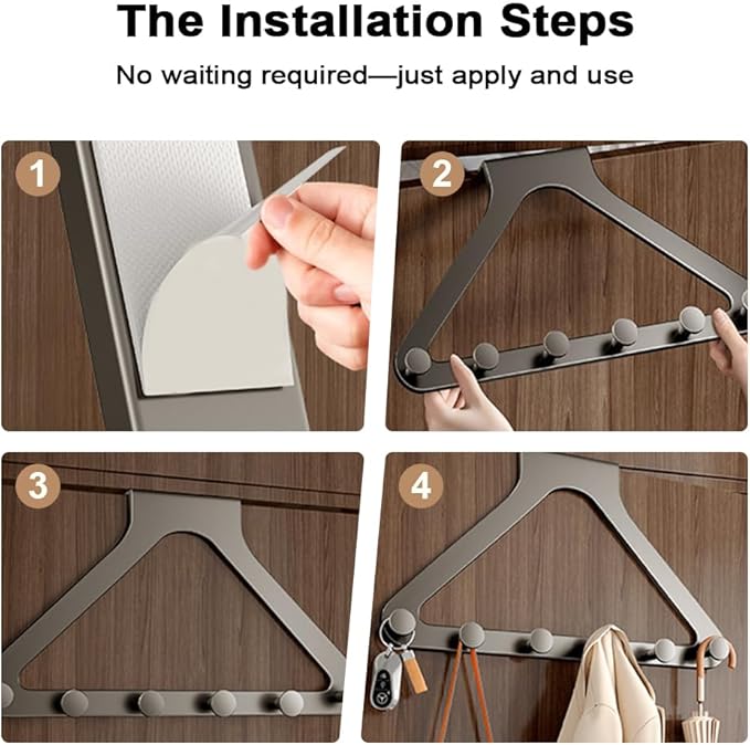 Over-The-Door Hanger Organizer, 2026 New Modern Over Door Hook, Heavy Duty Door Hanger for Home Office, Multi-Purpose Door Organizer for Family (White, 2pcs)